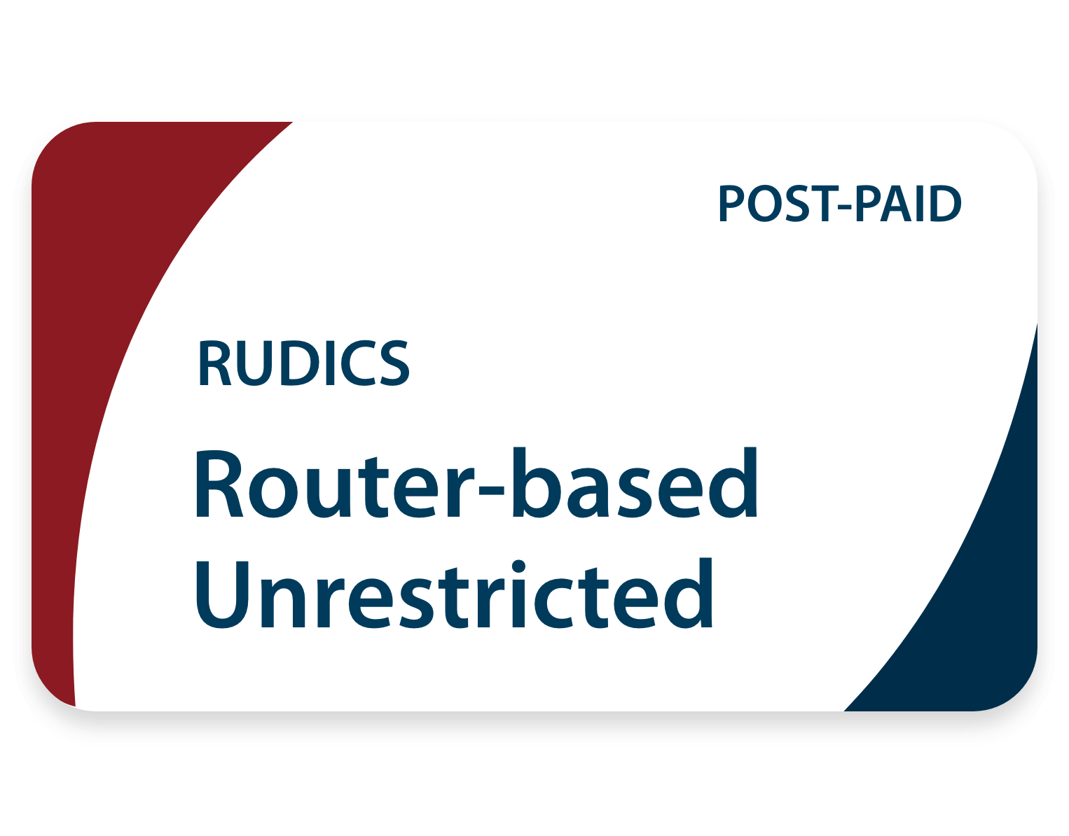 Router-based unrestricted (RUDICS) airtime plan