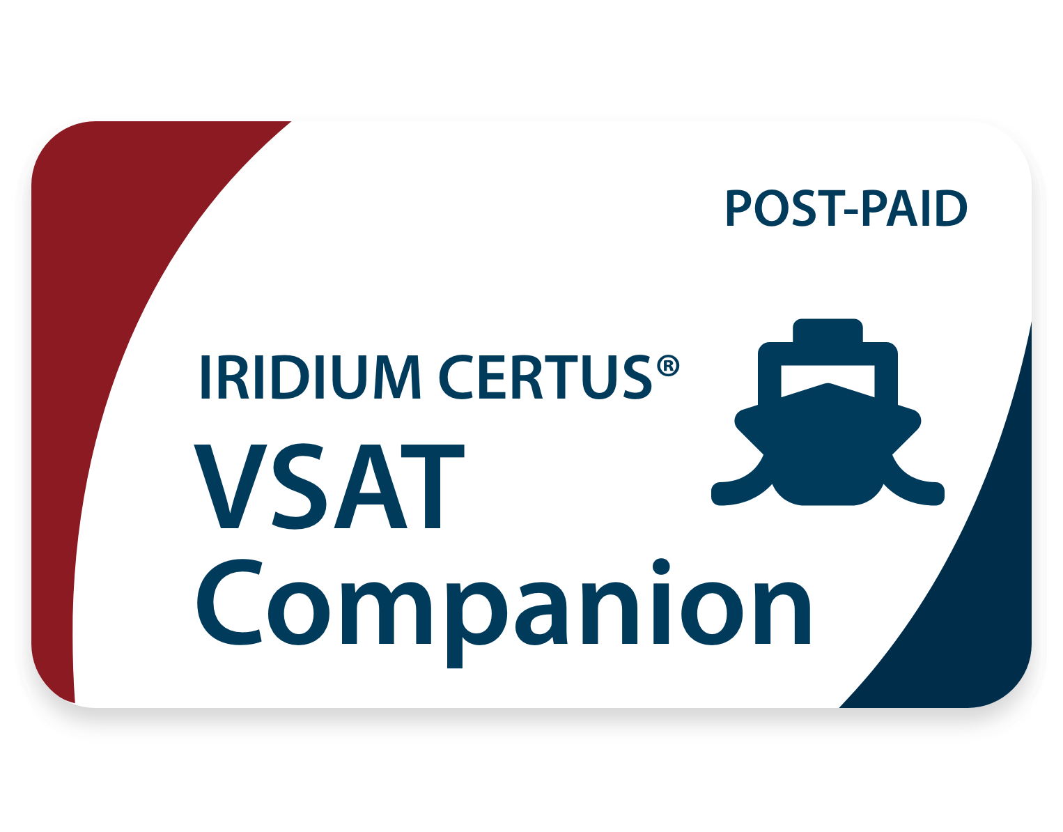 Iridium Certus Post-paid VSAT Companion airtime plan