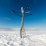 Snow Buoy set up in the polar region